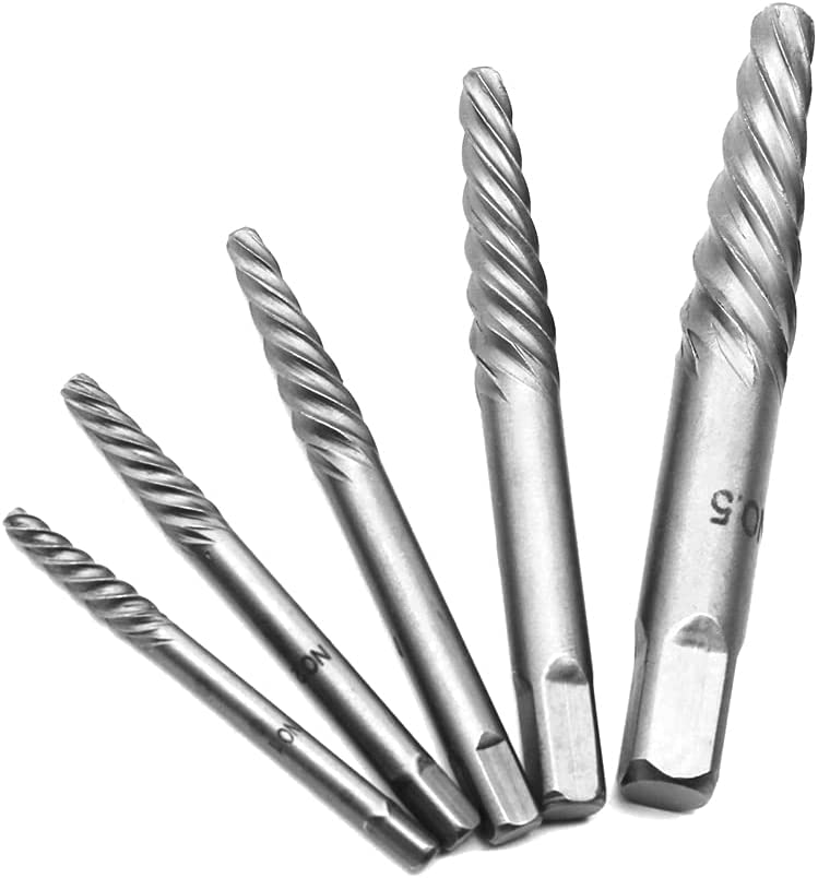 VENEKETY Screw Extractor Set - Damaged Screw Broken Bolt Extractor Kit, Stripped Screw Remover, Chrome Alloy-Steel, 5Psc Set (B0C5SZNDX3) Amazon Price History, Amazon Price Tracker