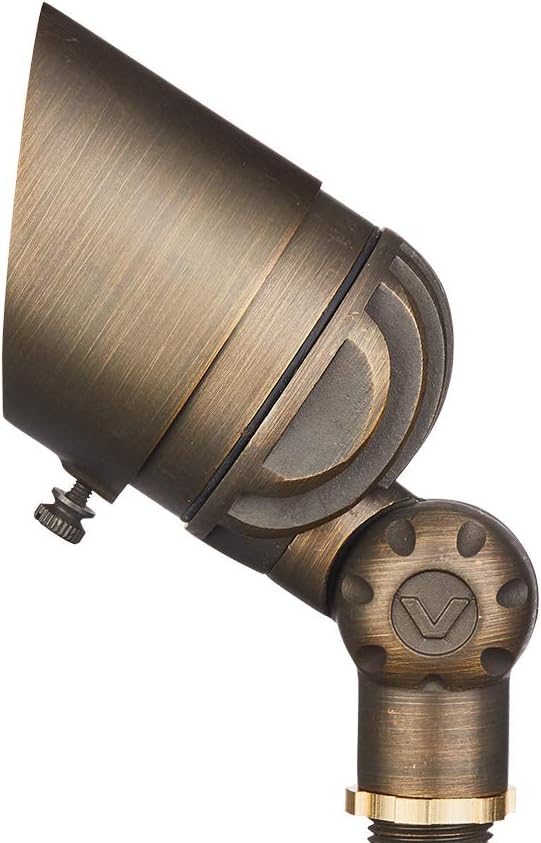 Tор Rаtеd VOLT Infiniti G4 Integrated LED (350 Lumens) Cast Brass Outdoor Spotlight, Bronze