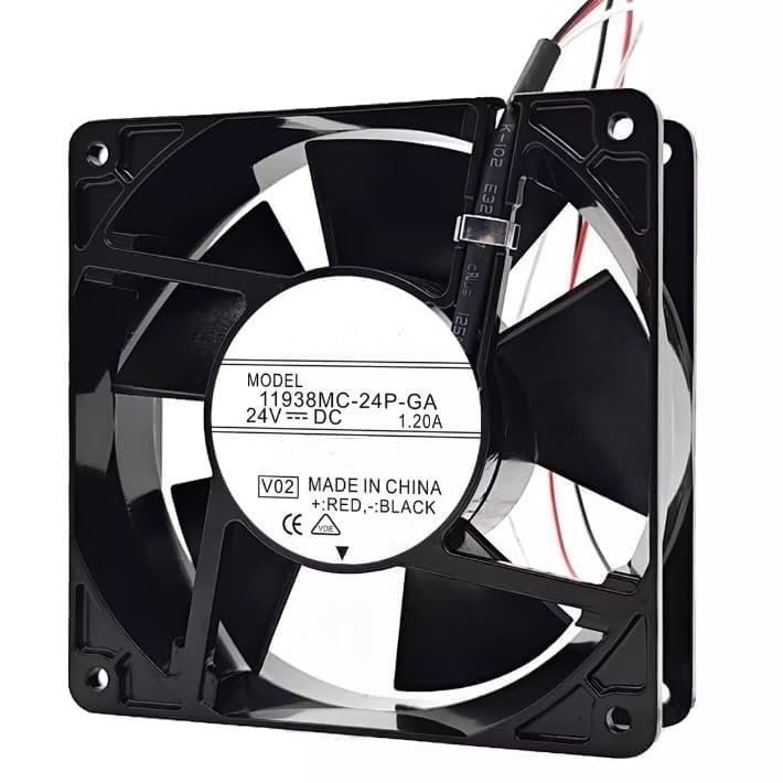 11938MC-24P-GA 4.72in×4.72in×1.5in 24V 1.20A 3-Wire Cooling Fan