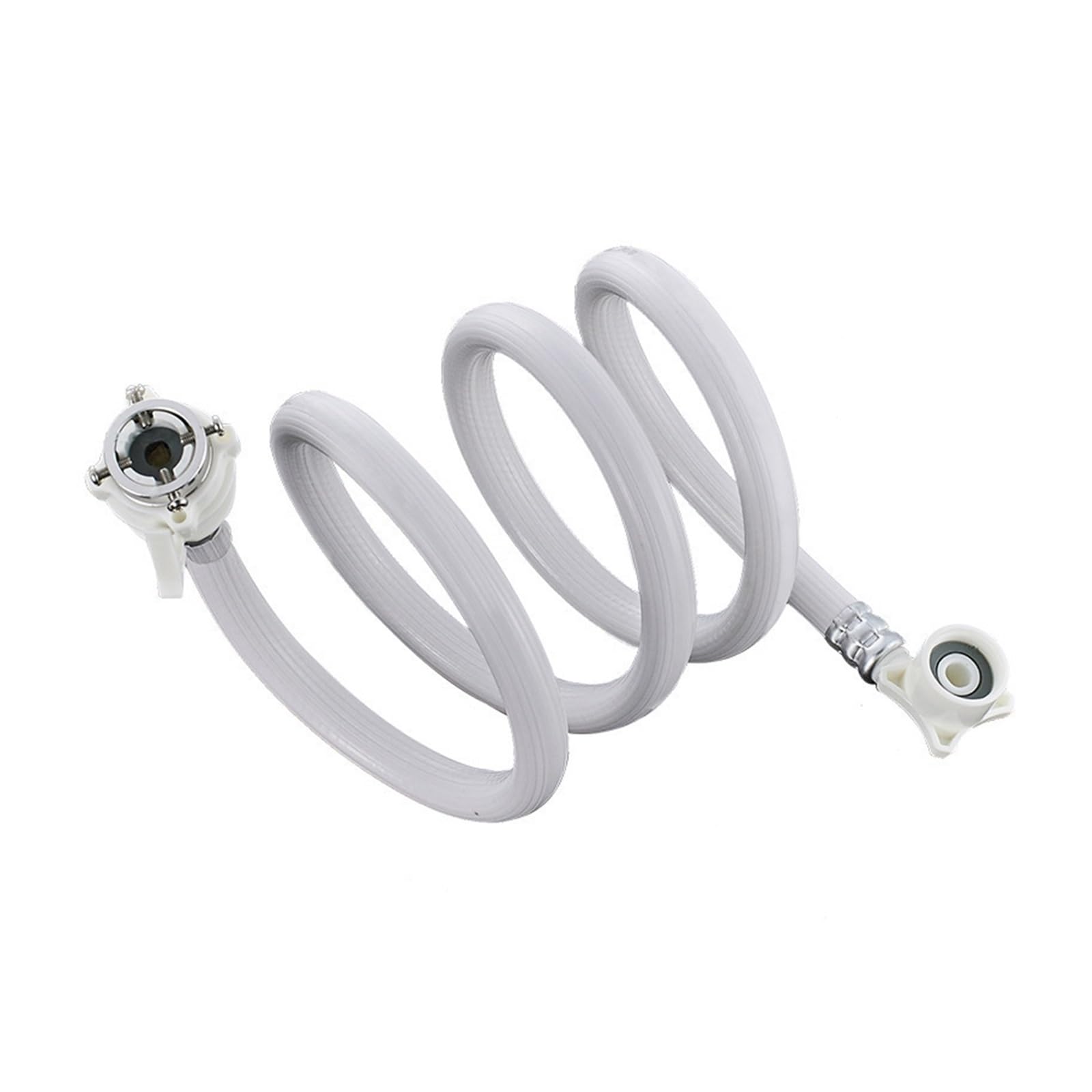 Kdberhfsa White 0.6M/1M Washing Machine Water Inlet Pipe Washing Machine Pipe Filling Water Washing Machine Hose Water Inlet Connection(60Cm)