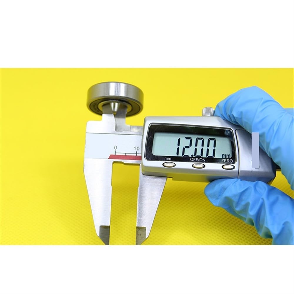 DUKUTS 6001 Hybrid Ceramic Bearing 12x28x8 mm ABEC-1 1PC Bicycle Bottom Brackets Spares 6001RS Si3N4 Ball Bearings