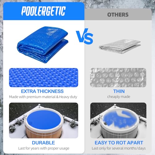 Cobertor burbuja para jacuzzi 8 ft redondo miniatura 5