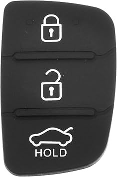 X AUTOHAUX 3 Button Entry Remote Key Fob Shell Case for Hyundai