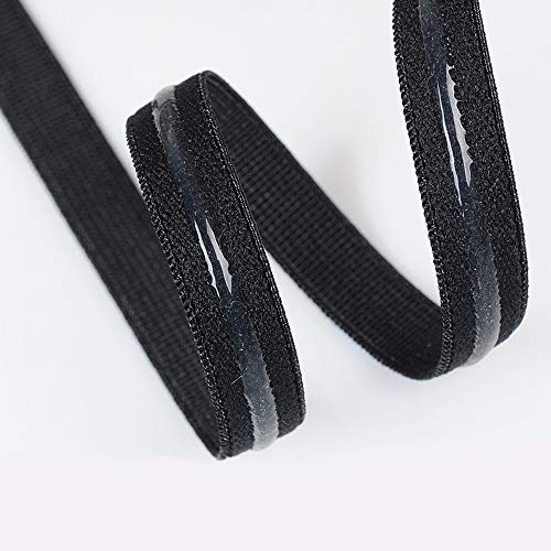 CHZIMADE Banda elástica antideslizante de silicona elástica cinturón de cincha DIY ropa deportiva protector de muñeca coser accesorios Cover