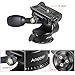 Andoer Camera Tripod Handle Ball Head 3-Way Fluid Head with Quick Release Plate 360 Degree Rotation for Canon Nikon Sony DSLR Camera Max. Load 6Kg