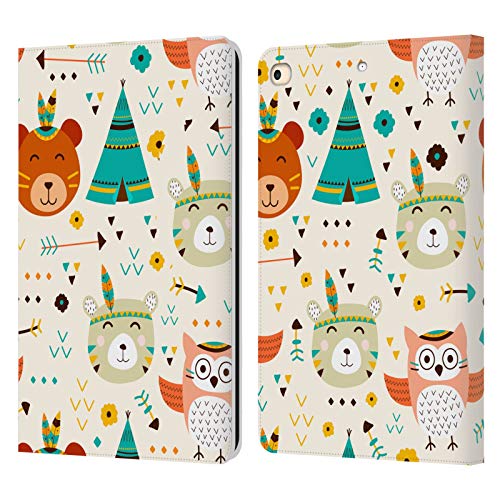 Étui portefeuille cuir iPad 9.7 anti-choc style animal