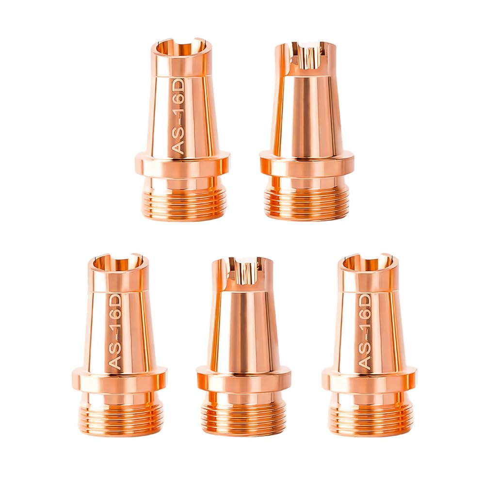 5 szt. podwójne podawanie drutu AS-16D 1,6 mm dysze spawarki laserowej średnica M16 H35 miedziane dysze laserowe do spawarki laserowej światłowodowej do CQWY/SUP
