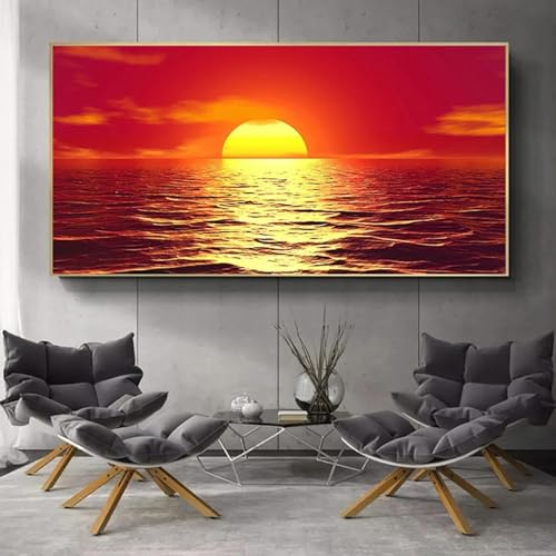 Décoration d'intérieur coucher de soleil pour habiller un mur