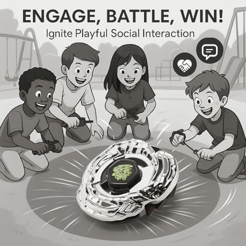 Image of Funstars L-Drago Guardian S130MB Metal Fury Battling Spinning Top with String Launcher (BB121B)