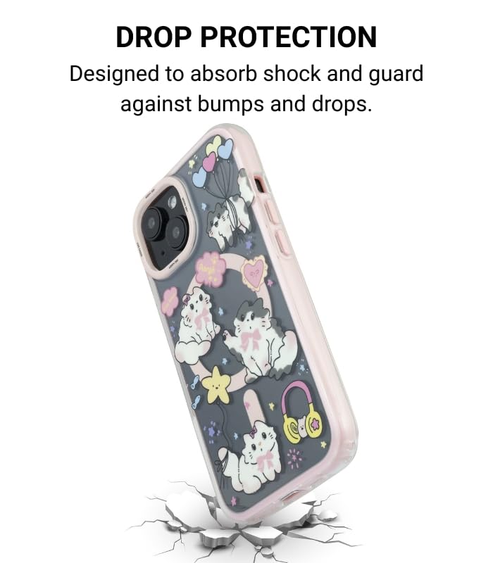 Image of Wonderland Case Cover for iPhone 15 | Dreamy Fantasy Art Design | Slim Fit | Wireless Charging Compatible | Shockproof Back Cover | Raised Edges