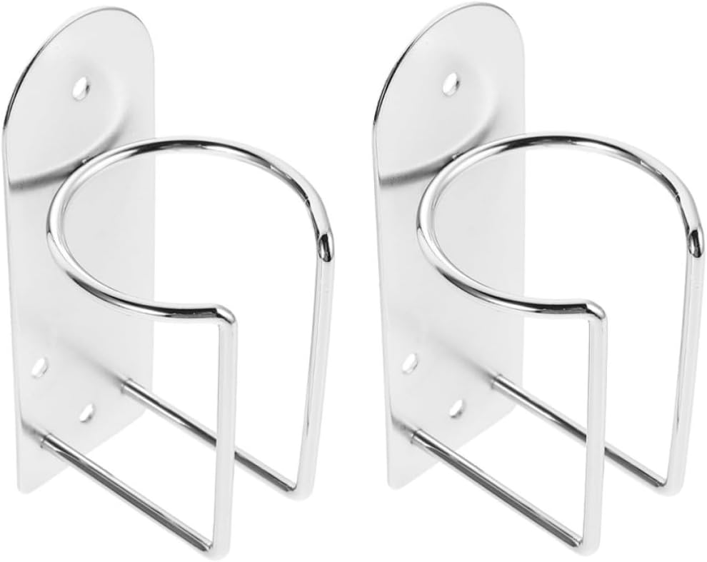 2pcs Razor Holder Bathroom Organizer Wall Mounted Stainless Steel