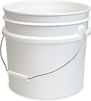 Vista 1 de ePackageSupply, Cubo de plástico de 3.5 galones solo (tapa no incluida), resistente para almacenamiento de alimentos, sin BPA, cubo multiusos de 90