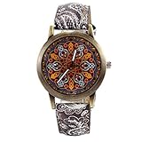 Leicht zu lesen: Das Zifferblatt besonders klar ist, ist eine gute Größe und hat keine störenden Verzierungen oder ausgefallene Funktionen so sehr einfach ist, auf einem Blick zu lesen.Es ist auch sehr leicht und hat eine noble und minimalistisches Design.