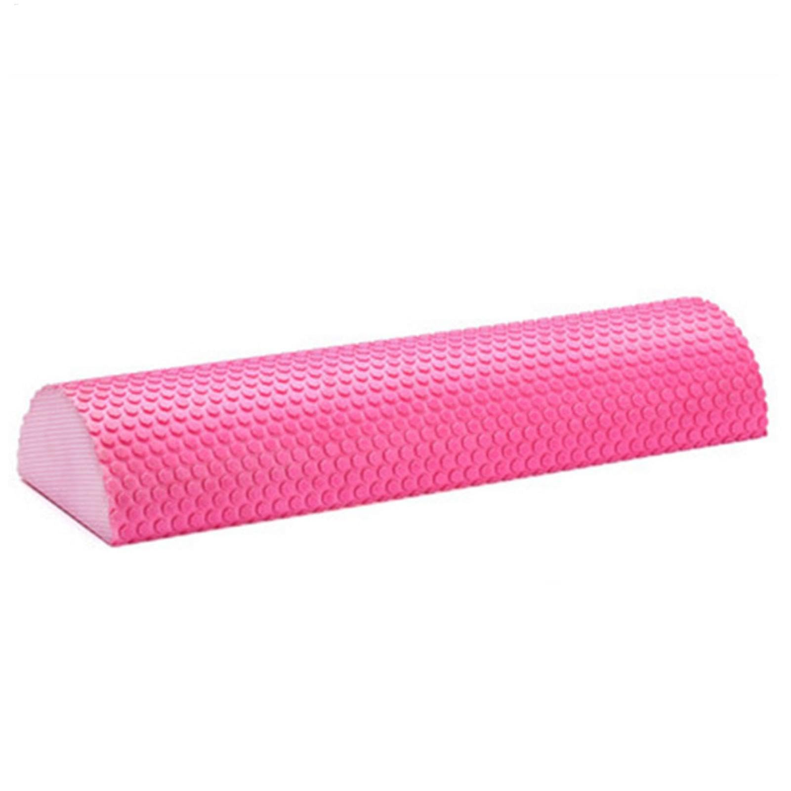 High Density Half Round Foam Roller Support,Physical Muscle Restoration,Full Body Athletic Massager for Back Stretching,Yoga Pilates Fitness Equipment with Massage Floating Point