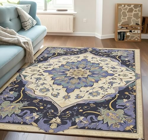 Image of Premium 3D Printed Carpets for Living Room | Carpets for Hall | Bedroom | Living Area | 3x5 Feet Rectangular
