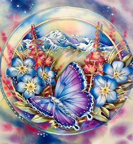 Peinture au diamant 5D papillon pour décorer votre salon