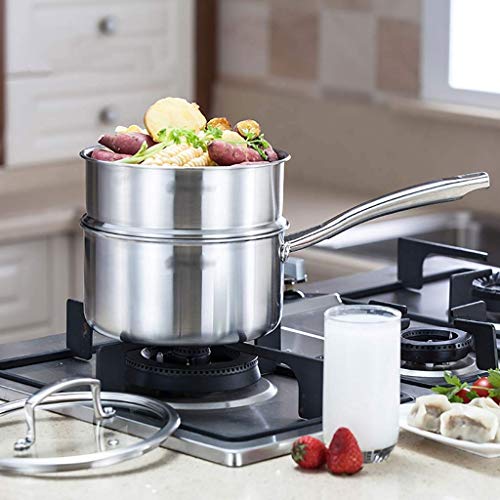 Marmite à induction avec set vapeur en inox et couvercle - 5