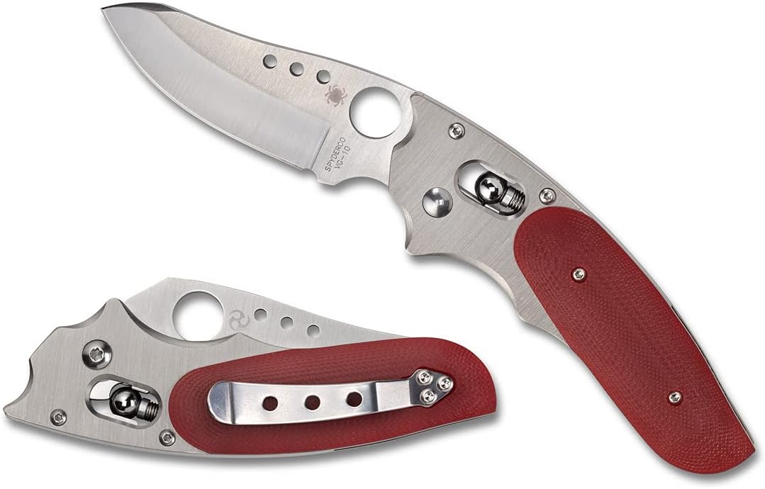 Spyderco C114GPRD Viele Phoenix SPRINT G-10 Red/Titanium