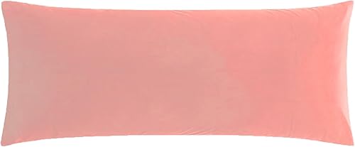 Miniatura 1 de BedTreat Almohada corporal rosa  Funda de almohada acolchada de cuerpo completo de 20 x 54 pulgadas para dormir de lado  Almohadas alternativas