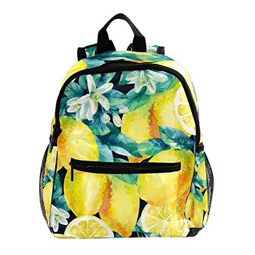 Sac à dos motifs citrons et fruits jaunes de 30,5 cm un cadeau parfait pour la rentrée
