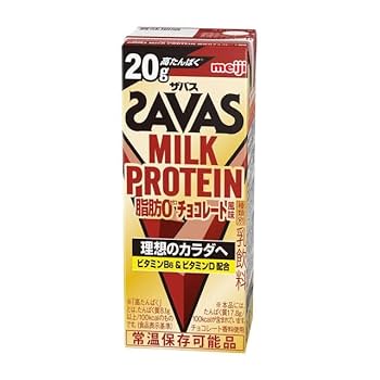 Amazon.co.jp: ◇明治 ザバス MILK PROTEIN 脂肪0 チョコレート