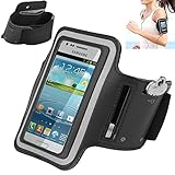 Leichtes Armband aus Neopren, schützt Ihr Smartphone vor Wasser und Schweiß.