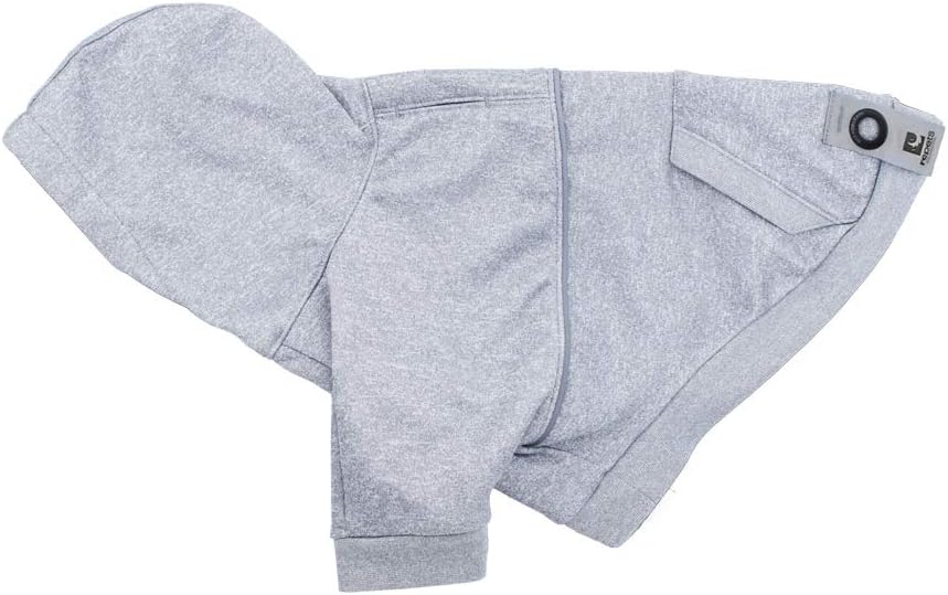 RC Pets Revolve Dog Hoodie, Cold Weather Dog Sweatshirt, Small, Athletic Grey