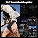 iSo Tech Fitness Tracker Damen Herren ohne Display, Smartband Smartwatch 24/7 Aktivitäts und Schlaftracker mit Herzfrequenz mit KI-Analyse, 60 Tage Akkulaufzeit, 170+ Sportmodi, Kein ABO erforderlich