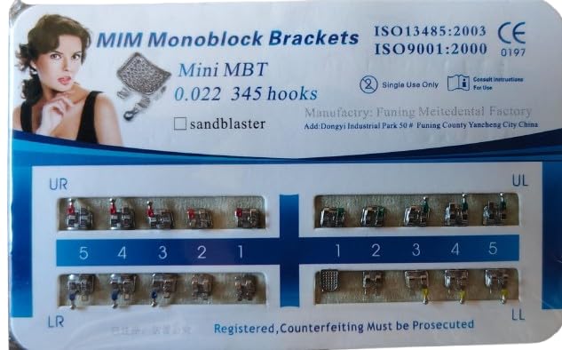 Orthodontic MBT Bracket kit