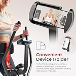 Sunny Health & Fitness Foldable Air Walk Elliptical, 30" inch Long Stride Full-Body Cardio Cross Trainer Glide Exercise for Home Office, SunnyFit App via Bluetooth with Optional Adjustable Resistance - Image 5