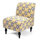 Liykimt Armless Accent Chair Cover Slipcover,Slipper Chair Cover Super Fit Stretch Spandex Removable