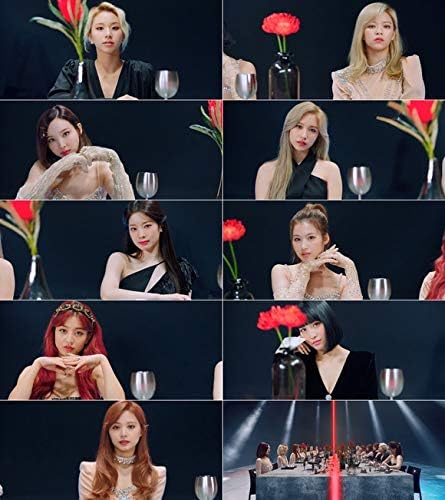 Miniatura 7 de Twice Eyes Wide Open 2nd Album versión aleatoria CD1P cartel lírico en paquete88p PhotoBook1p tarjeta de mensajeDIY Sticker5p PhotoCardMensaje