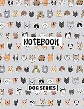 Paperback Notebook Dog Series: Journal Notebook with Dog Theme 8.5x11 100pages Book
