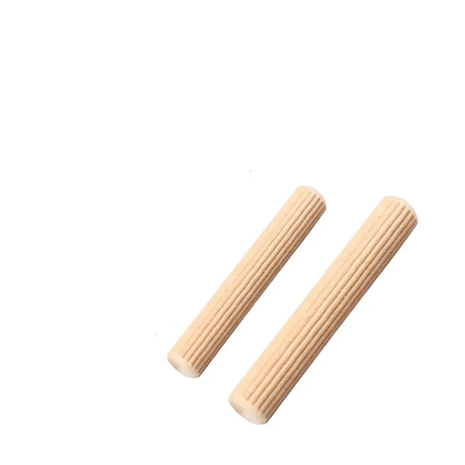 LCANALLYMS Joint Connector Pegs, 1000pcs Dowel Pins for Wood Splicing Fastenning Furniture Connection Fluted Dowels Rods for Woodworking DIY Crafts(1000pc M6 Dowel)