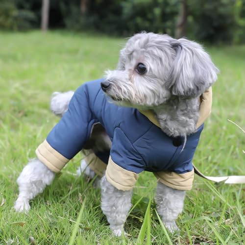 Abrigo para perros pequeños ropa de invierno exterior de cuatro patas protectora cálida 3