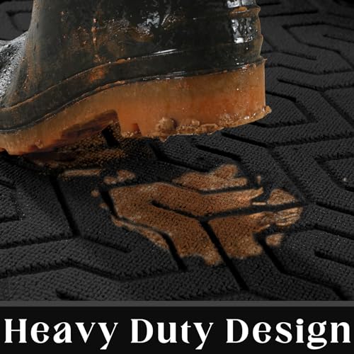 image for Yimobra Front Door Mat Outside Entrance, 29.5x17 Waterproof Outdoor In