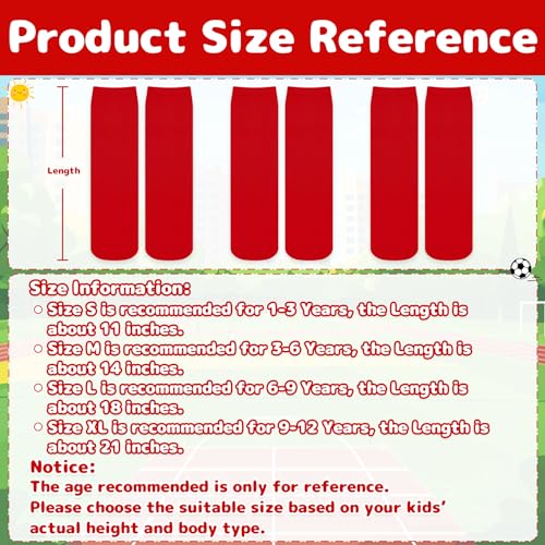 Image of Olreco 3 Pack Toddler Soccer Socks Kids Baseball Socks Boys Girls Softball Sock Youth Football Sock Athletic Accessories