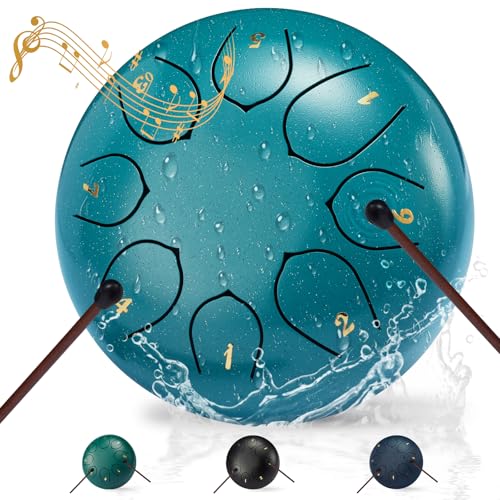 Steel Tongue Drum Birthday Gift - 6 Inches 8 Notes