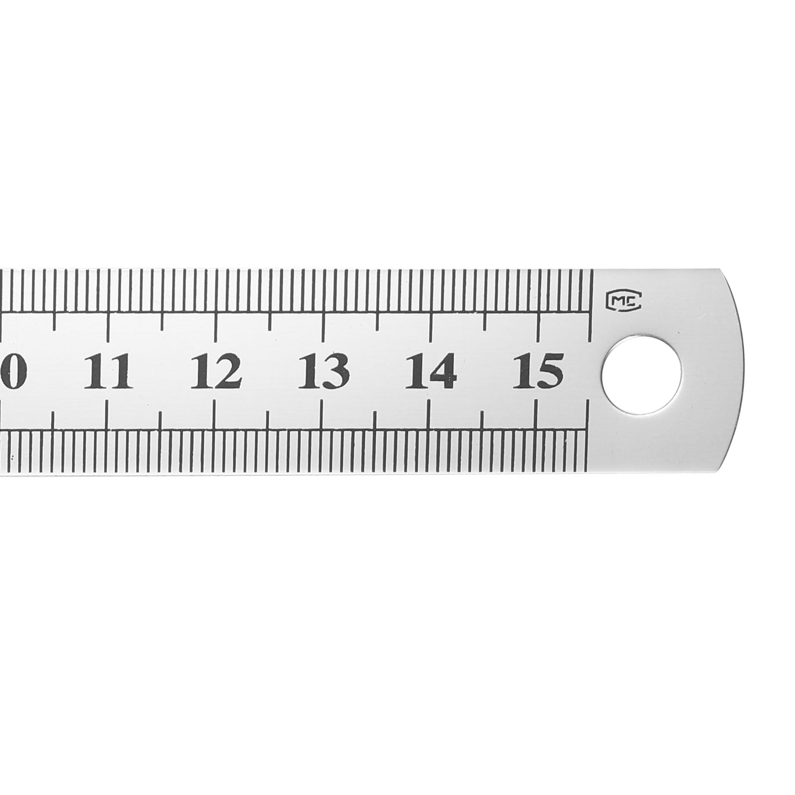 sourcing map 3 Pcs Steel Ruler 15cm x 1.9cm Machinist Metal Ruler Carbon Steel Metric Straight Edge Measuring Tools 0.4mm Thick for Engineering Architect Drawing Home Office