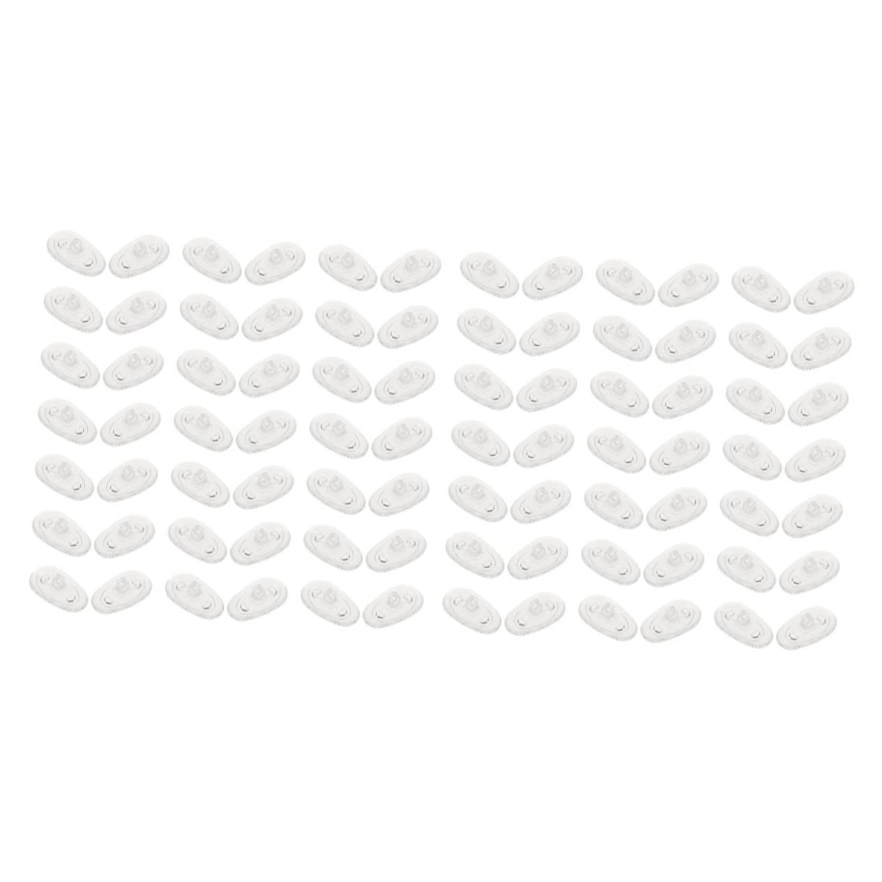Healeved 500paare Einstellbare Silikon-nasenpads Für Brillen Rutschfeste Komfort-pads Für Sonnenbrillen Und Optische Rahmen Pack Für Entspannenden Tragekomfort