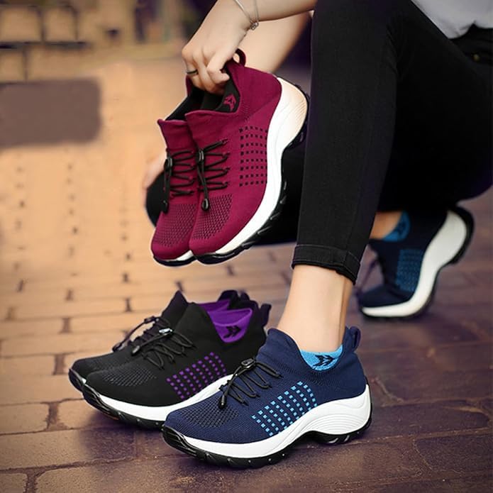 Comfort Wear Shoes for Women,Comfort Orthowear Shoes for Women,Breathe Fashion Sneakers Antiskid Running Footwear3