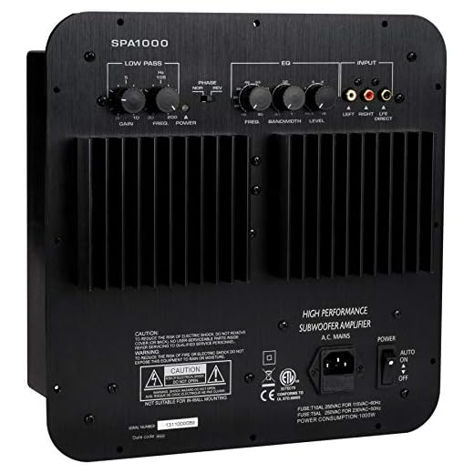 Dayton Audio SPA1000 1000W Subwoofer Plate Amplifier