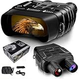 LEISULIF Night Vision Goggles 4K Night Vision Monocular/Binoculars Full-Color Travel Infrared Monoculars - 32GB TF Card Included for Travel, Camping, Hunting, Surveillance