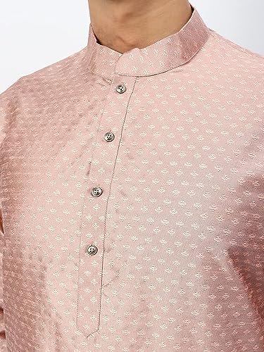 Image of Silk Blend Men's Kurta Pyjama Set /Kurta Pajama for Men