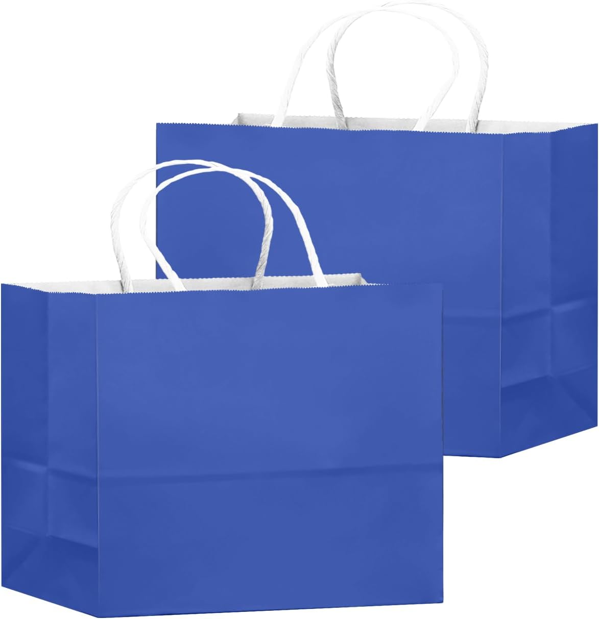 qiqee 24PCS Large Gift Bag with Handles Bulk 13"x4.5"x10" Gift Bags Purple Blue Bags Multiple Uses (32x11x25cm,Wide Large) - Image 2