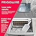 FRIGIDAIRE EFIC452-SS 40 Lbs Extra Large Clear Maker, Stainless Steel, Makes Square Ice