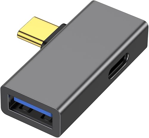 BCLINK Adaptador USB C a USB 3.1 2 en 1 con puerto de carga de 100 W, convertidor Thunderbolt 43 OTG para Meta Quest 2, iPhone 15, MacBook, iMac,