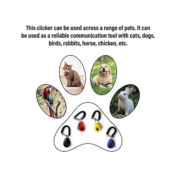 ZAS Dog Clicker Training Set – Lightweight and Durable with Wrist Strap Pack of 4 for Clicker Dog Training, Cat, and Bird Training ZAS Dog Clicker Training Set β Lightweight and Durable with Wrist Strap Pack of 4 for Clicker Dog Training, Cat, and Bird Training