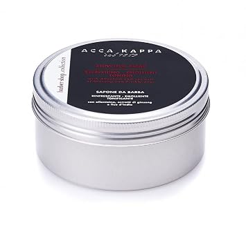 ACCA KAPPA Barber Shop Collection Shaving Soap Refreshing and Moisturizing with Peppermint and Ginseng