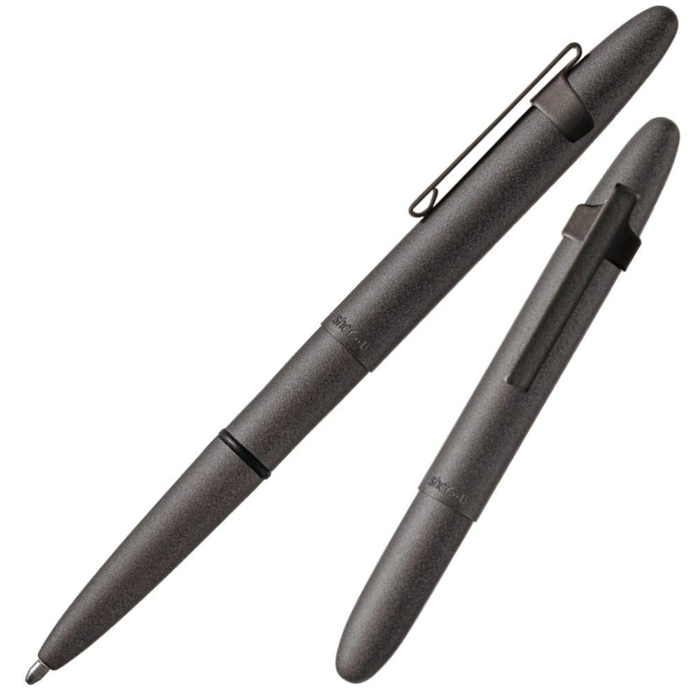 Bullet Space Pen, Ultrastarke Cerakote Beschichtung mit Clip (#400H-237-BCL)